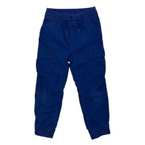 GAP Lined Cargo Joggers Small 6/7 Blue